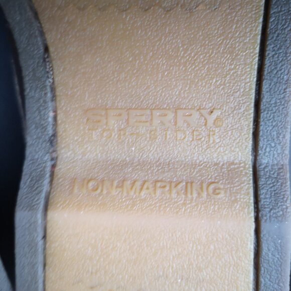 Sperry Top Sider Size 9M Dark Brown Leather Non Marking Sole Deck Shoes - Picture 8 of 8